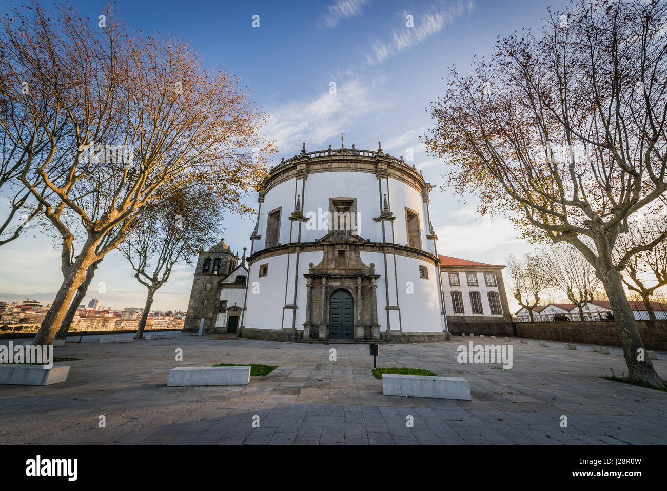 Église d'augustins Monastère de Serra do Pilar à Vila Nova de Gaia, Porto ville grande sous-région au Portugal Banque D'Images