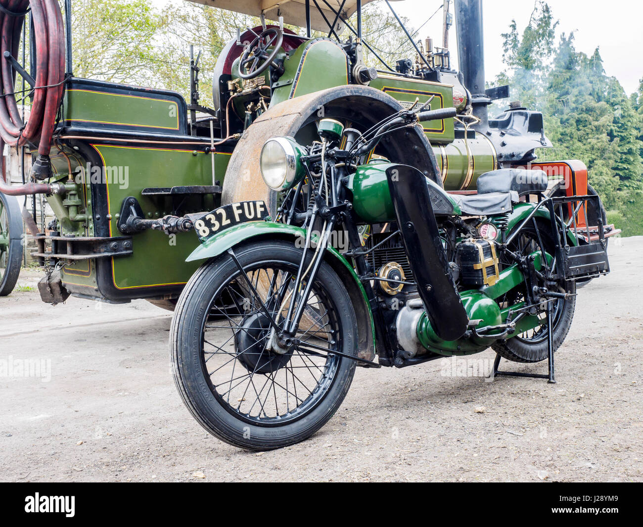 Le BSA M20 est une moto britannique faite par Birmingham Small Arms Company (BSA) à son usine de Birmingham Small Heath, à partir de 1937 à 1955. Banque D'Images