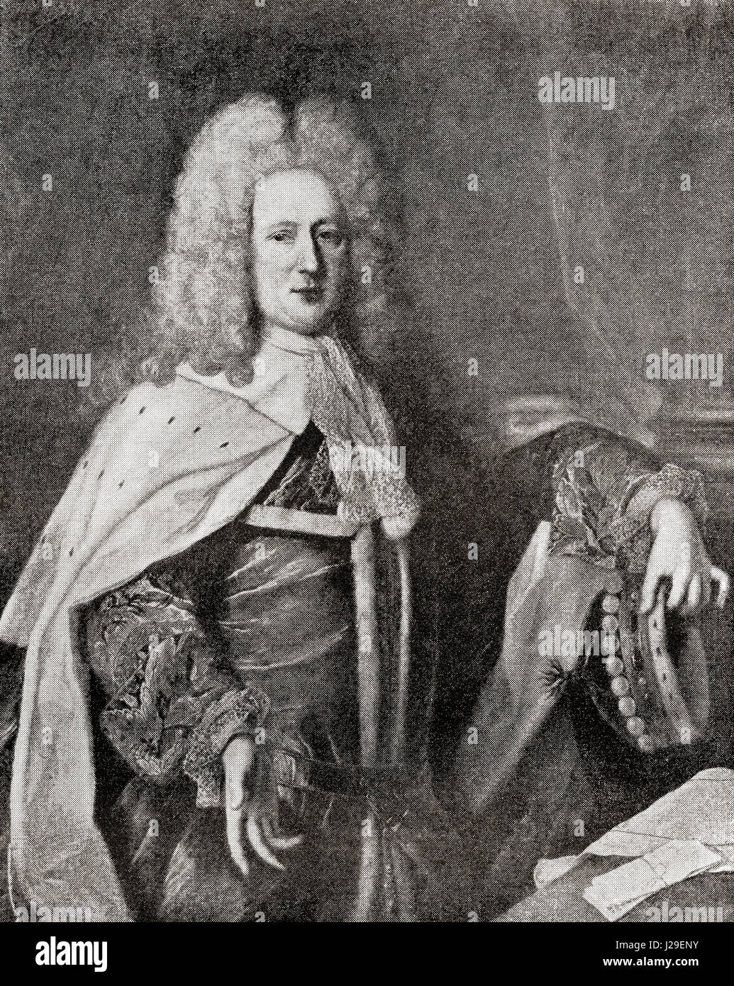 Henry St John, vicomte Bolingbroke, 1678 - 1751. Homme politique anglais, le fonctionnaire du gouvernement et le philosophe politique. À partir de la bibliothèque de documentation internationale célèbre, publié c. 1900 Banque D'Images