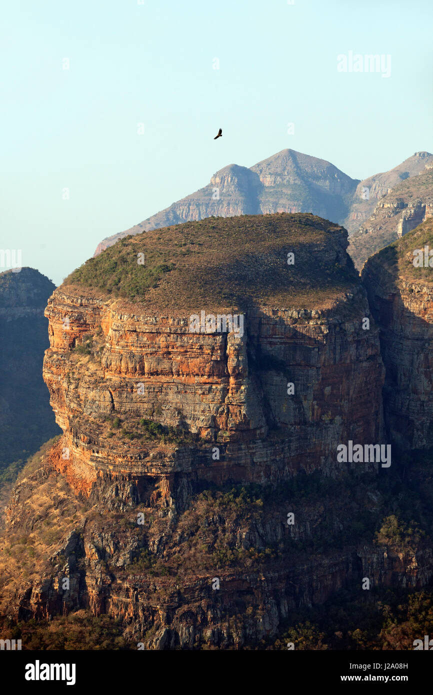 Photo du 3 rondavels dans le Drakensberg Mpumalanga Banque D'Images