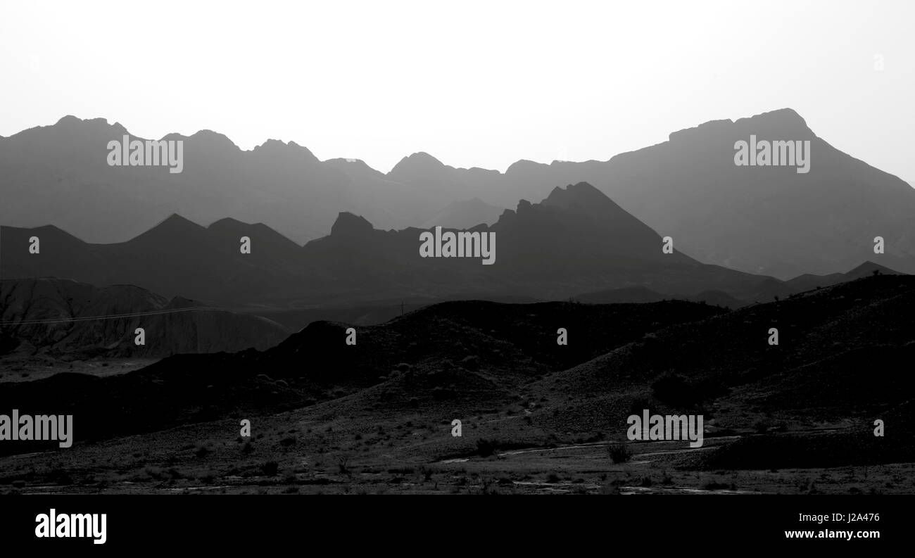 Anarak ville, près de la ville naein à Ispahan province ont beaucoup de montagnes et de minéral. L'IRAN Banque D'Images