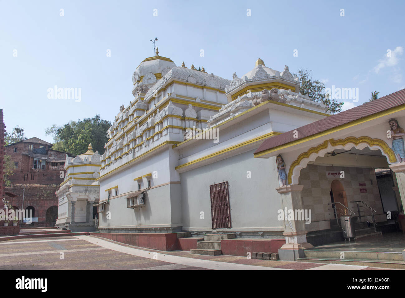 Temple Parshurama, Chiplun, Dist Ratnagiri. Également connu sous le nom de Shri Kshetra Parshuram est un temple de Seigneur Parshurama, le 6ème Avatar de Vishnu dans Hindui Banque D'Images