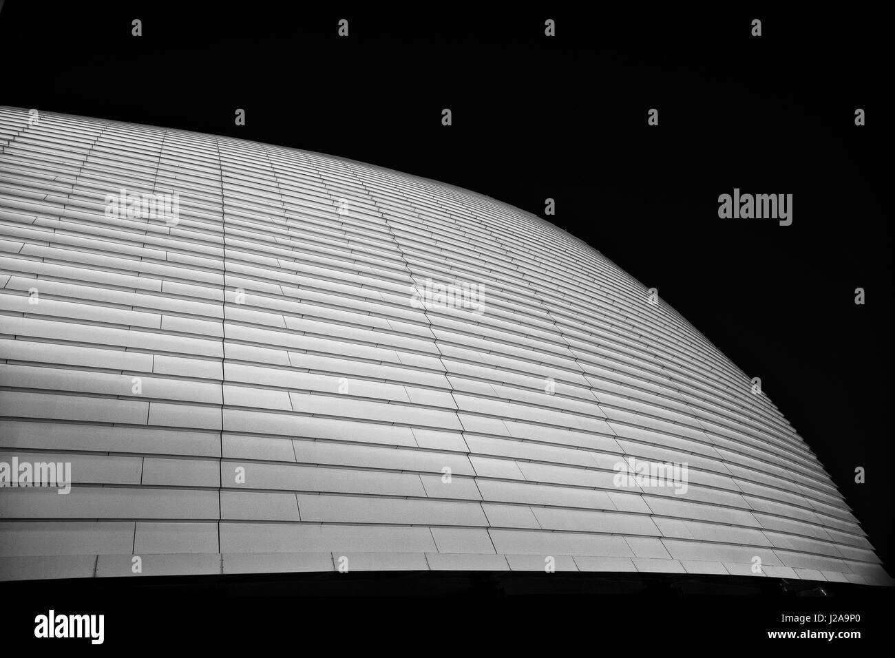 Maritime Museum Fremantle WA aka Maritime Museum, le toit la nuit. Banque D'Images