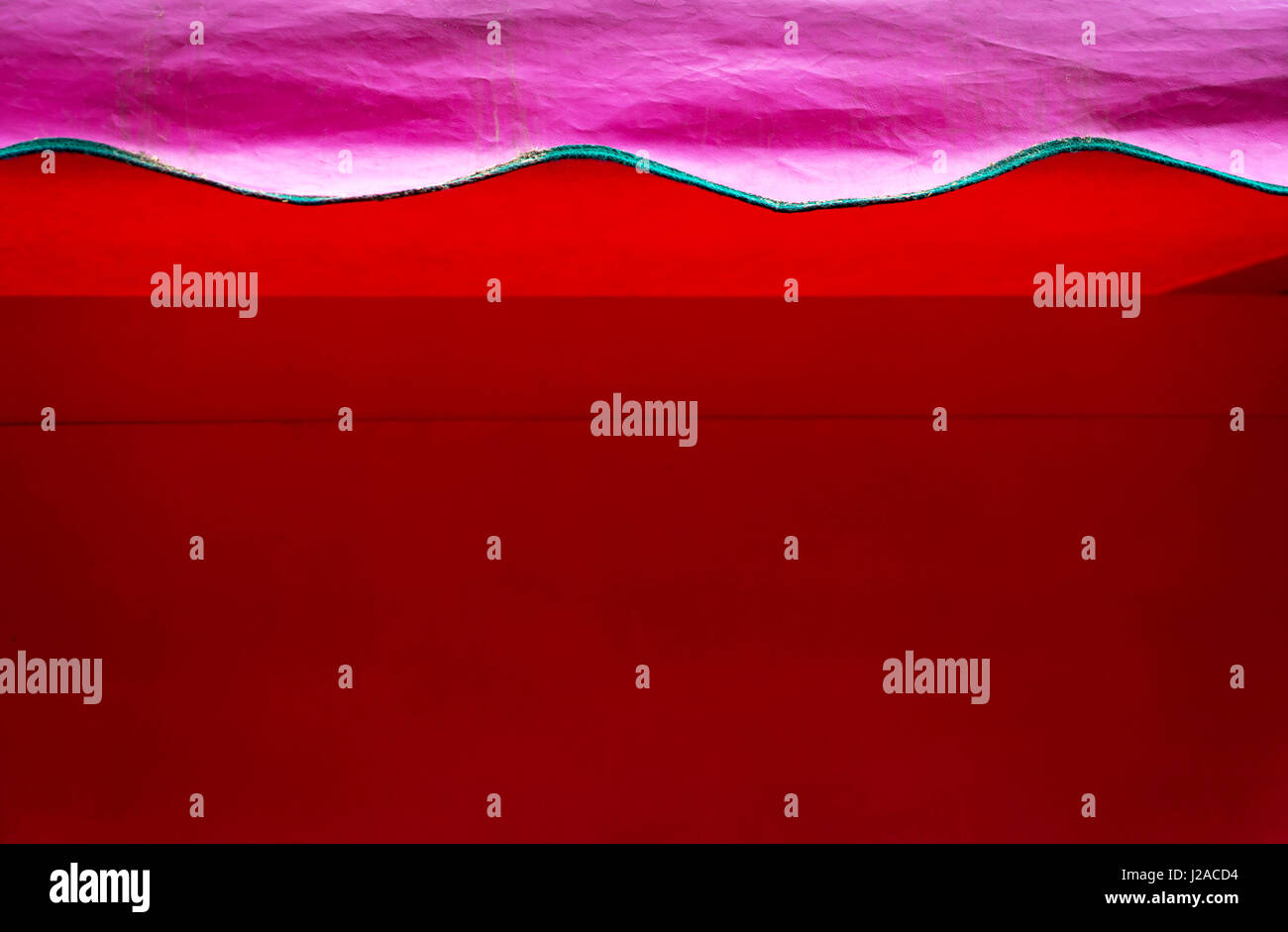 Partie d'un cirque rose et rouge ou injuste tente Banque D'Images