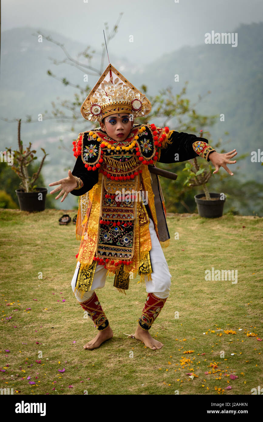 L'INDONÉSIE, Bali, Kaboul à Buleleng, performance épique Ramayana par l'école de danse, qui est accompagné par l'orchestre de Gamelan Banque D'Images