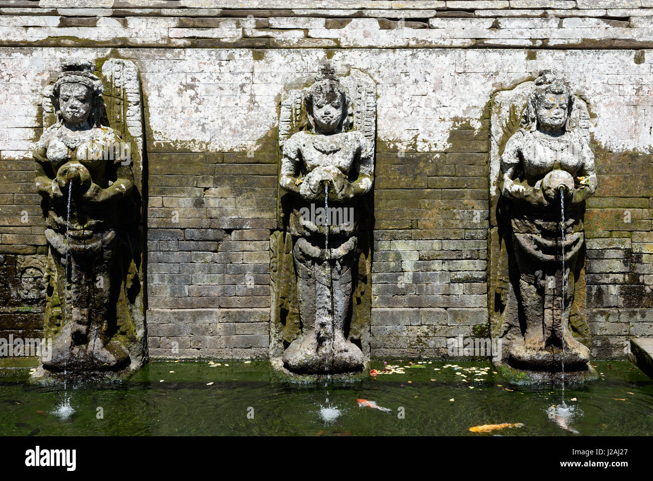 L'INDONÉSIE, Bali, Ubud, Goa-Gajah Kaban, Temple du patrimoine culturel mondial de l'UNESCO Banque D'Images