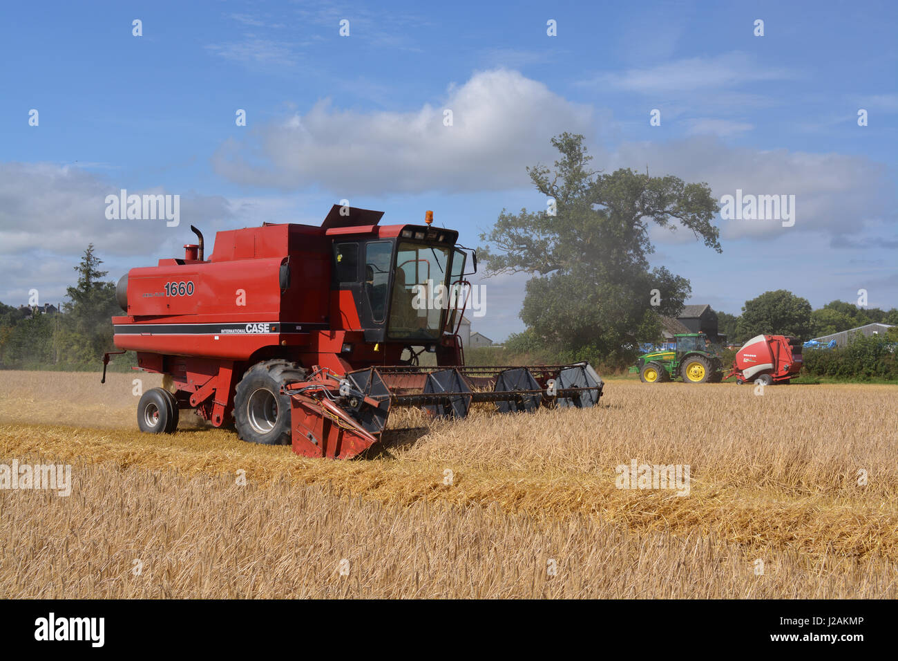 Case 1660 Moissonneuse Batteuse Banque D'Images