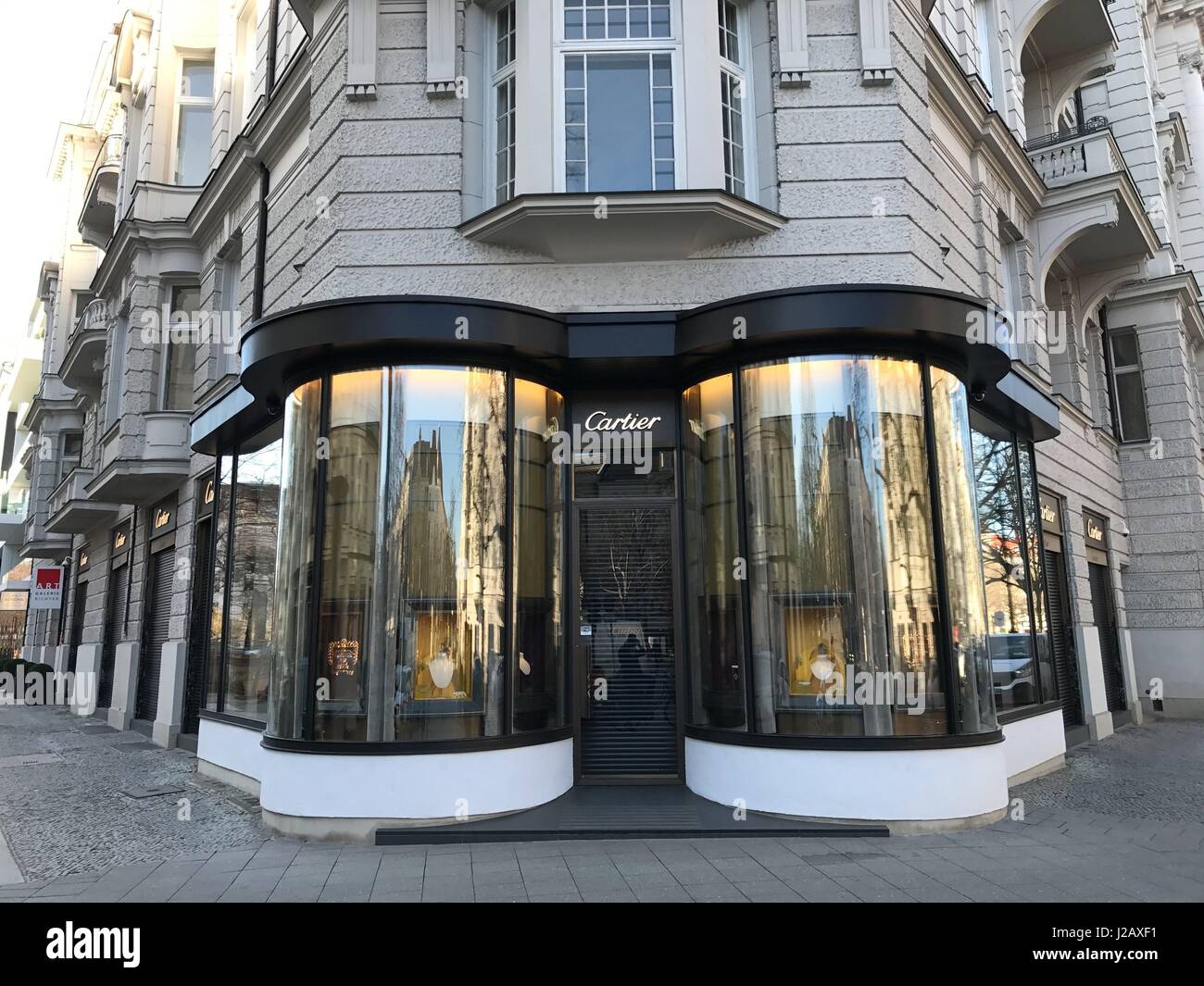 Créateur de bijoux Cartier a récemment ouvert un nouveau magasin à Kurfuerstendamm à Berlin