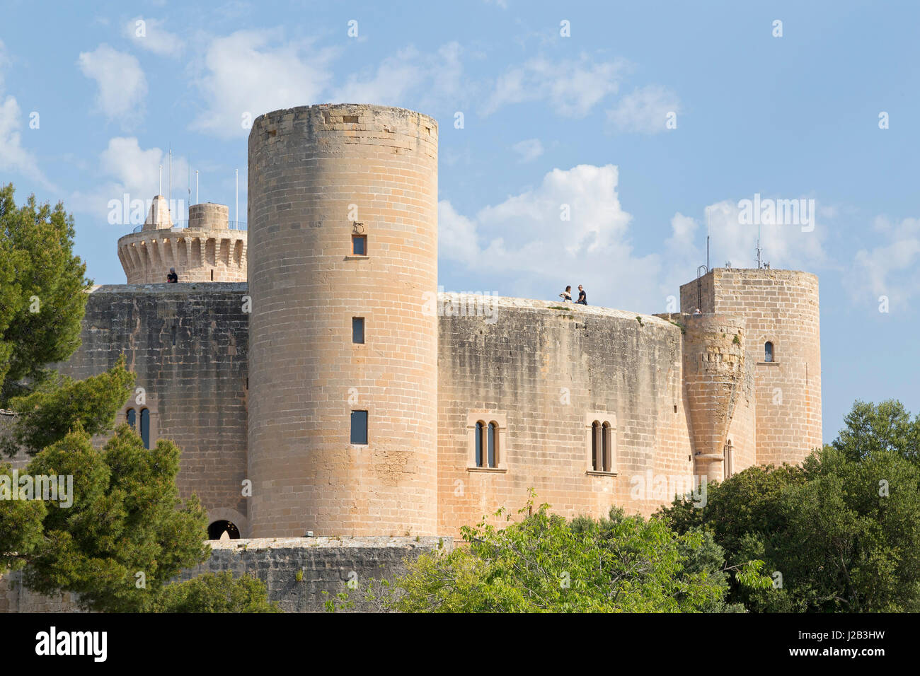 Castell de Bellver à Palma de Majorque, Espagne Banque D'Images