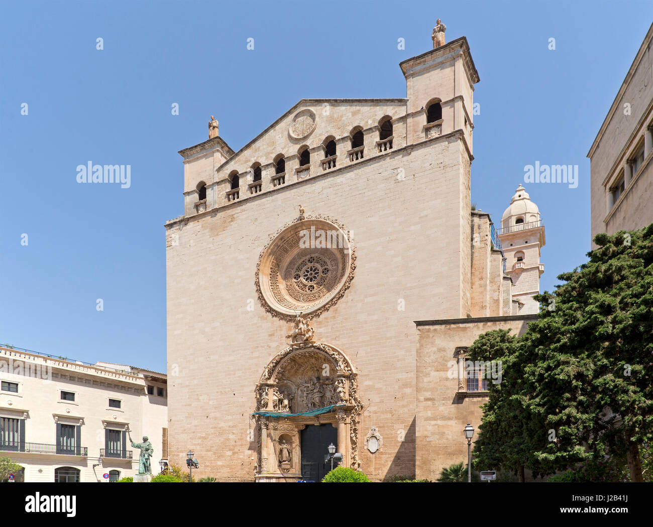 Basilique de Sant Francesc à Palma de Majorque, Espagne Banque D'Images