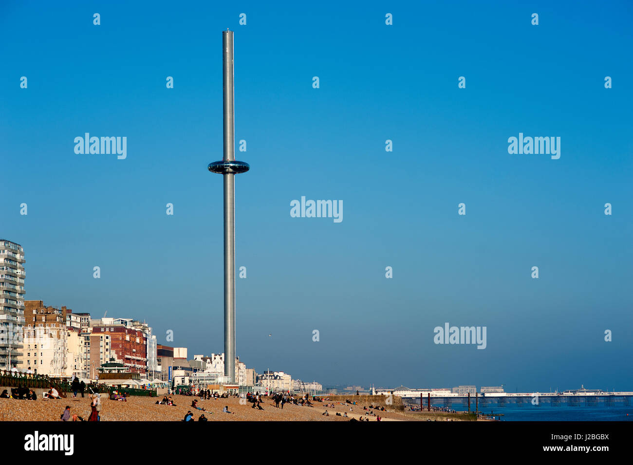 J360, Brighton, Royaume-Uni, 2016. La British Airways j360 est le plus haut du monde déménagement tour d'observation et a ouvert ses portes en 2016 au front de mer de Brighton, à Sussex. Banque D'Images