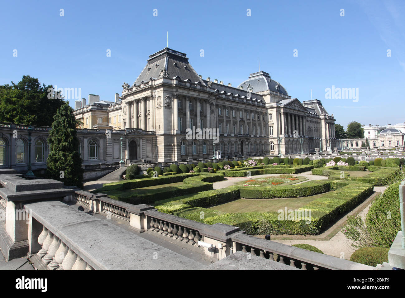 Le Palais Royal de Bruxelles est le palais du Roi et Reine des Belges. Banque D'Images