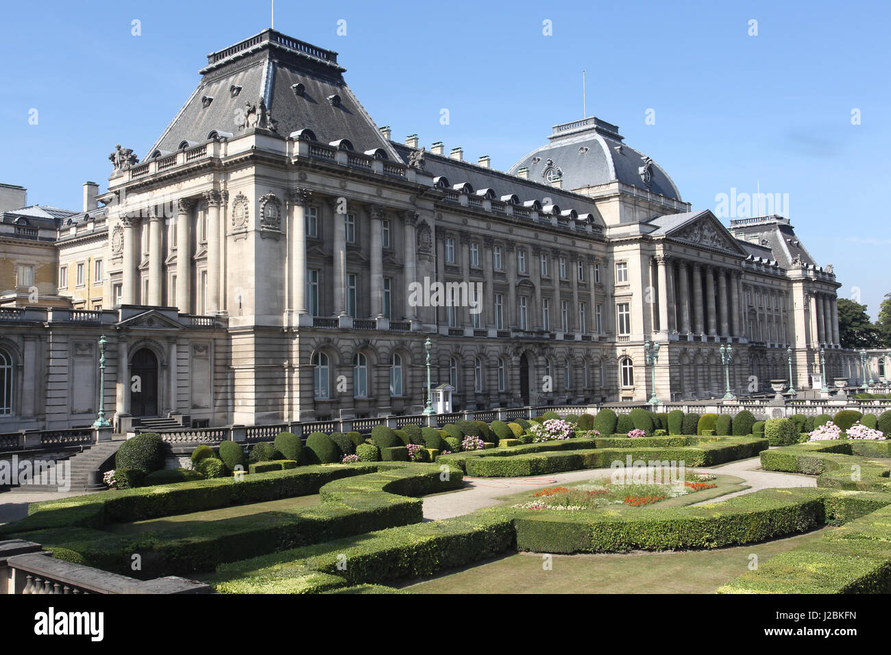 Le Palais Royal de Bruxelles est le palais du Roi et Reine des Belges. Banque D'Images