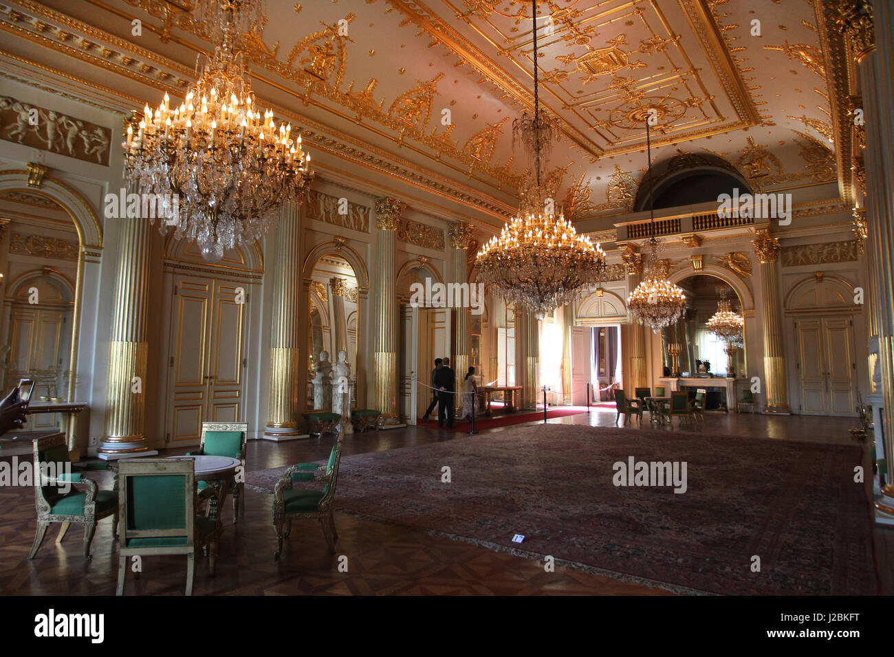 Le Palais Royal de Bruxelles est le palais du Roi et Reine des Belges. Banque D'Images