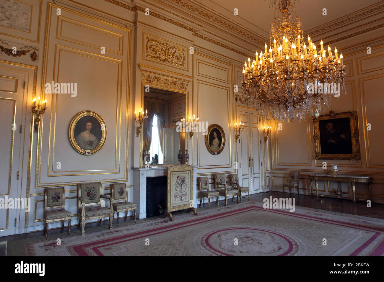Le Palais Royal de Bruxelles est le palais du Roi et Reine des Belges. Banque D'Images