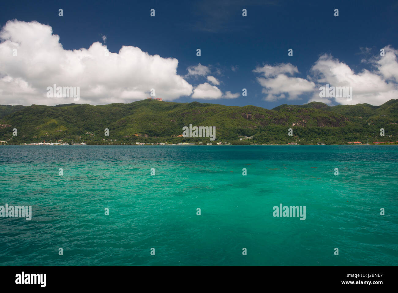 Seychelles, Mahe, sainte Anne Marine National Park, grand format (tailles disponibles) Banque D'Images