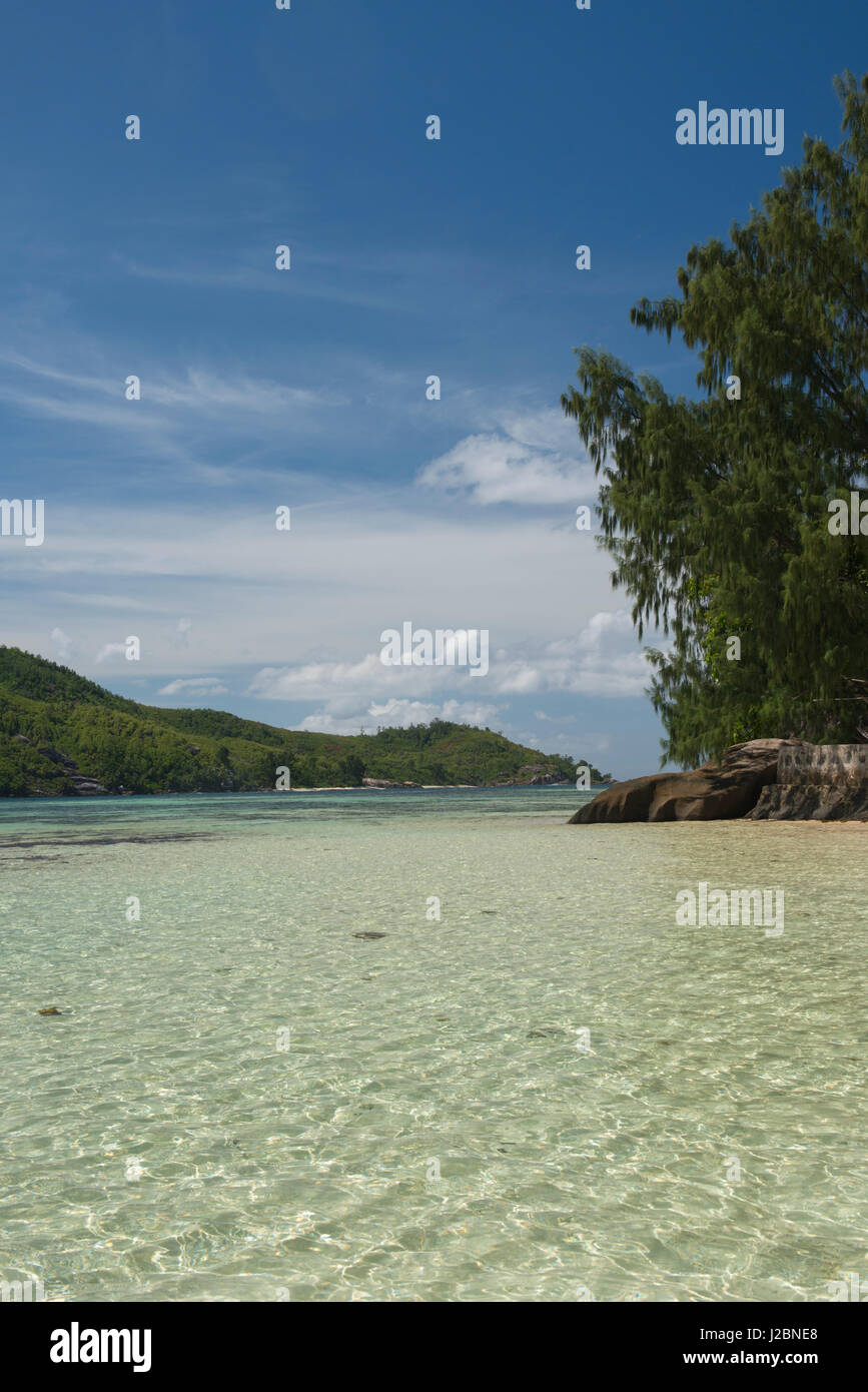 Seychelles, Mahe, sainte Anne Marine National Park, Moyenne Island. Tailles disponibles (grand format) Banque D'Images