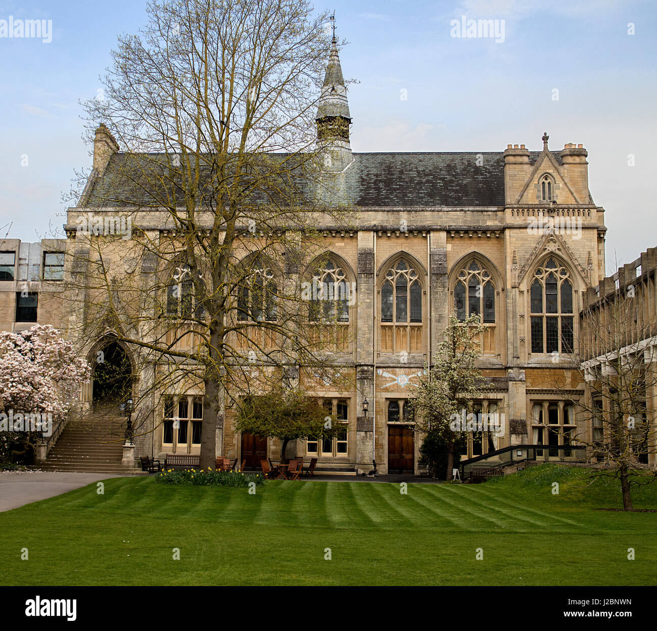 Au Balliol College, Oxford, vu de l'avant quad Banque D'Images