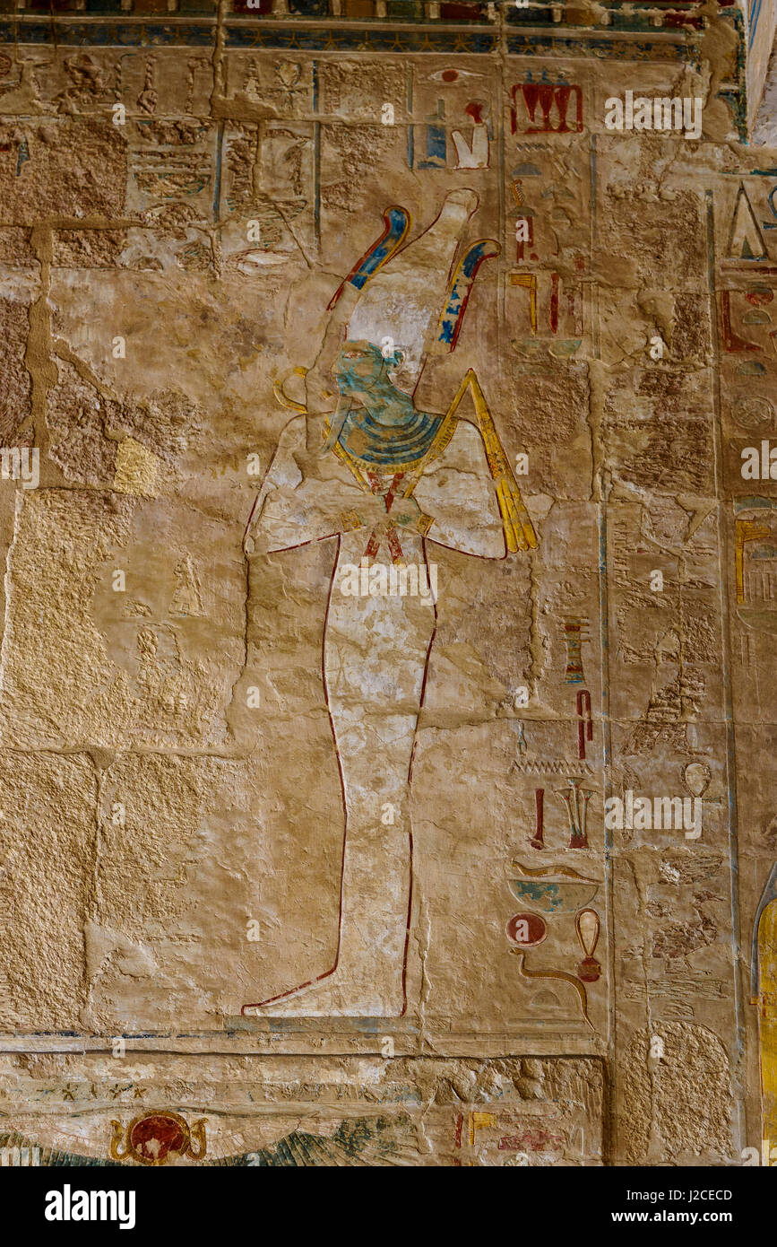 Égypte, vallée de la nouvelle économie, Temple Hatshepsut Banque D'Images