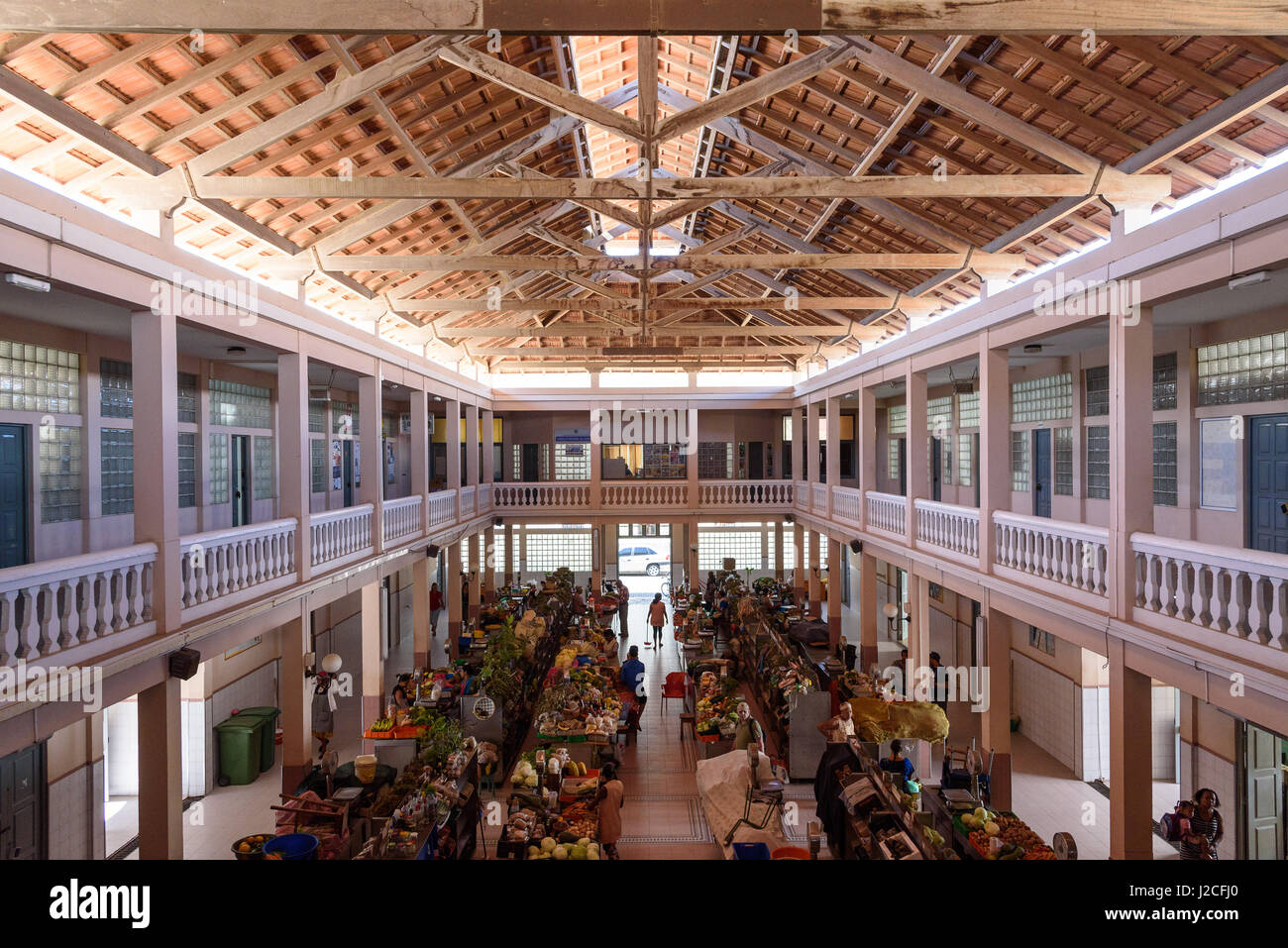Cap Vert, São Vicente, Mindelo, marché Banque D'Images