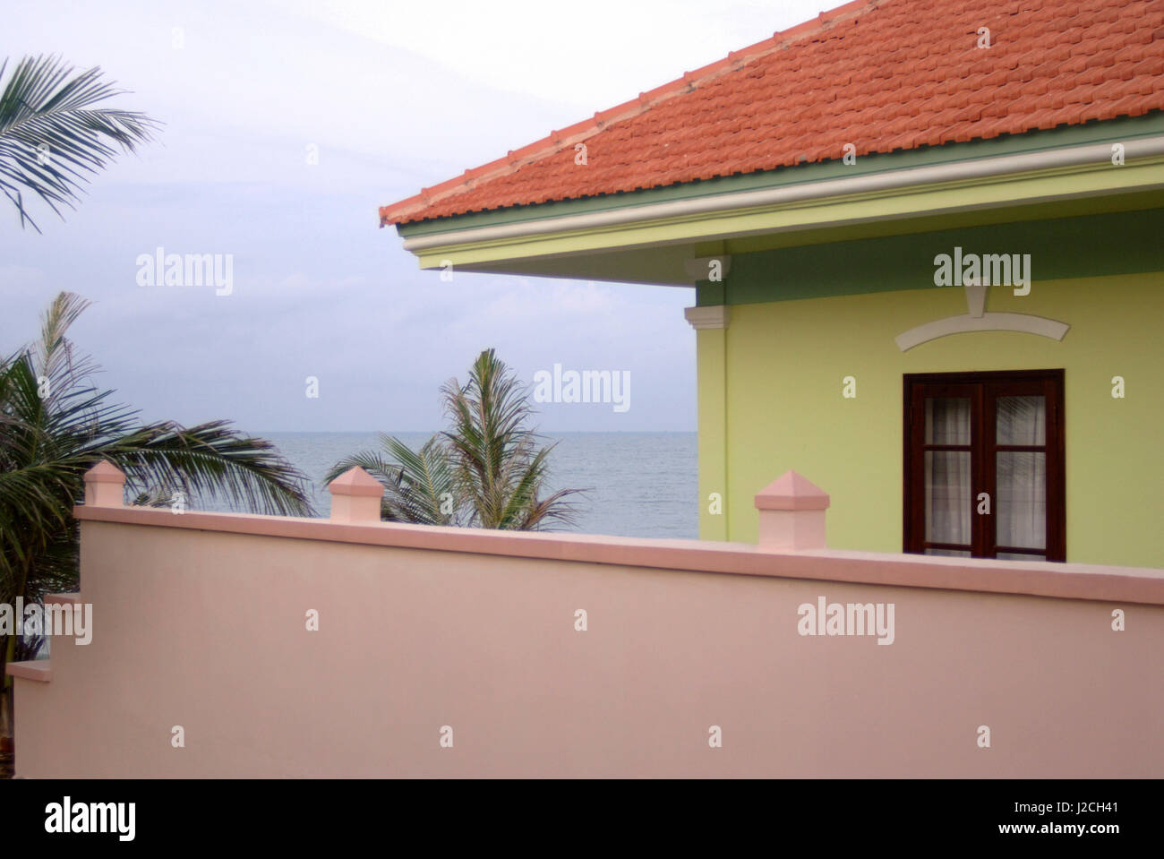 L'Asie, le Vietnam. Un hébergement moderne à un Island resort, Phu Quoc, Province de Kien Giang Banque D'Images