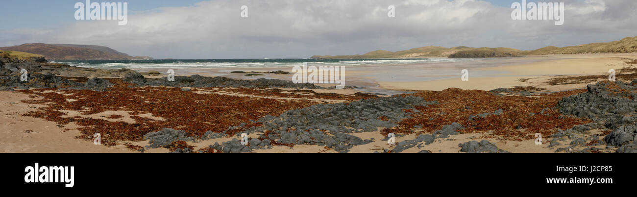 Balnalceil Bay Beach Durness Sutherland en Écosse Banque D'Images