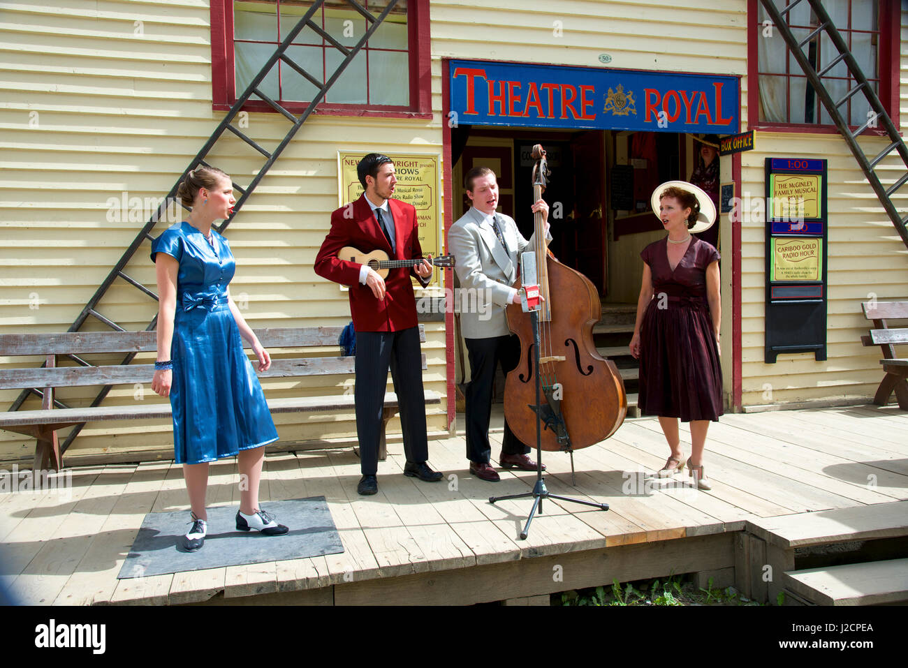 Historique de Barkerville, B.C, le Théâtre Royal cast présente un