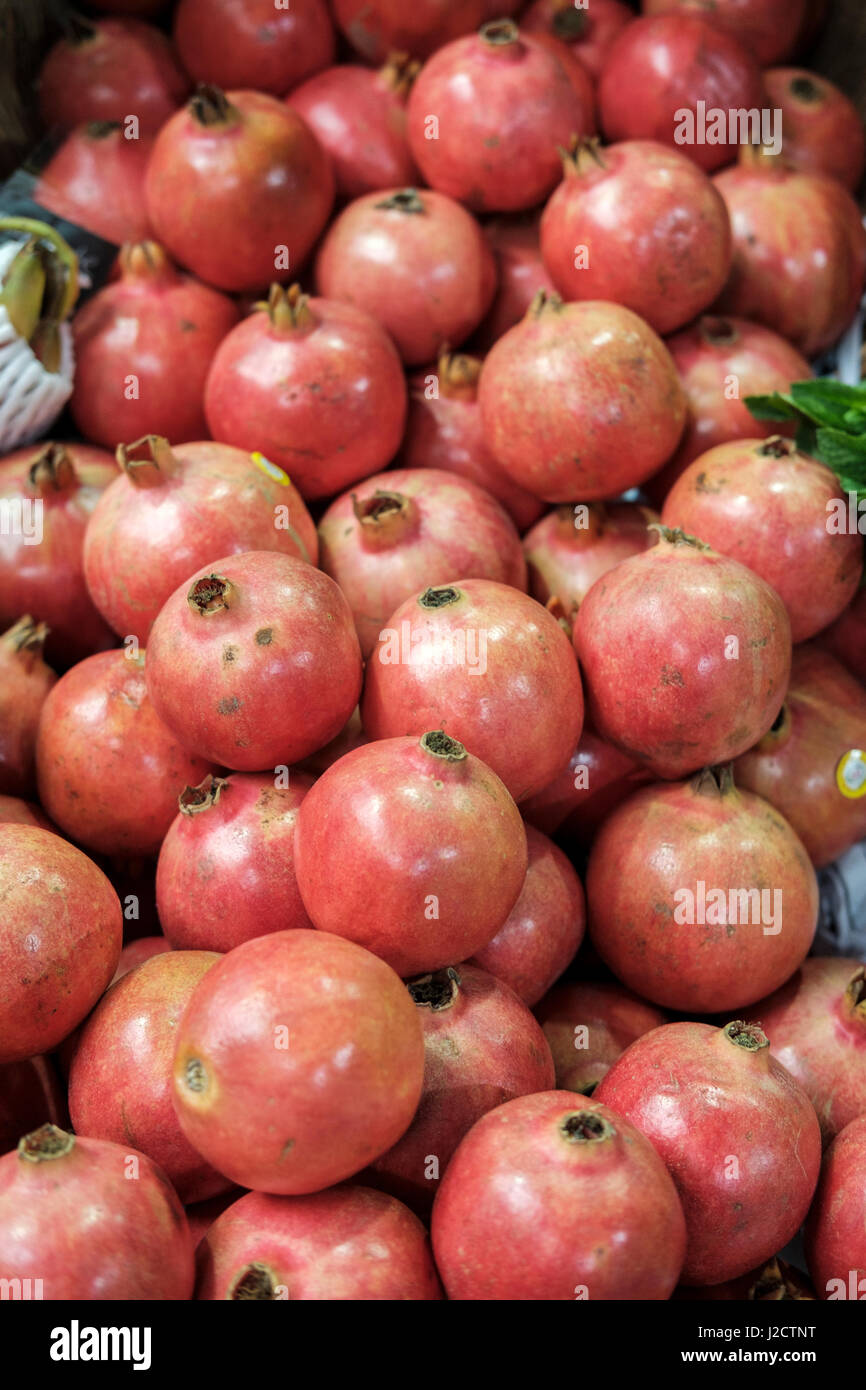 Les grenades, Punica granatum Banque D'Images
