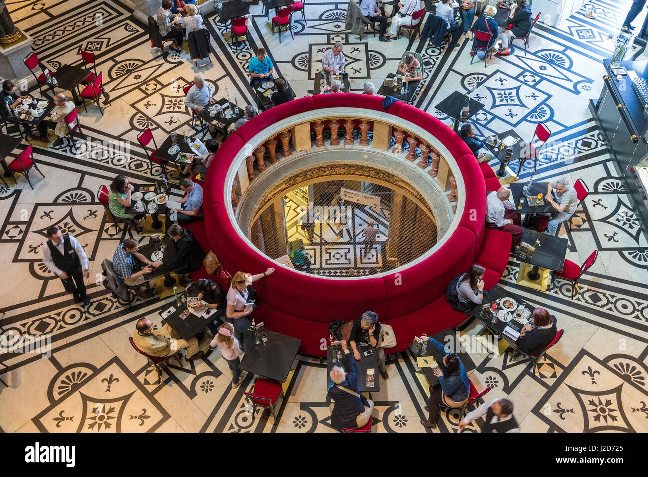 Cafe, le Kunsthistorisches Museum d'art historique, Vienne, Autriche Banque D'Images