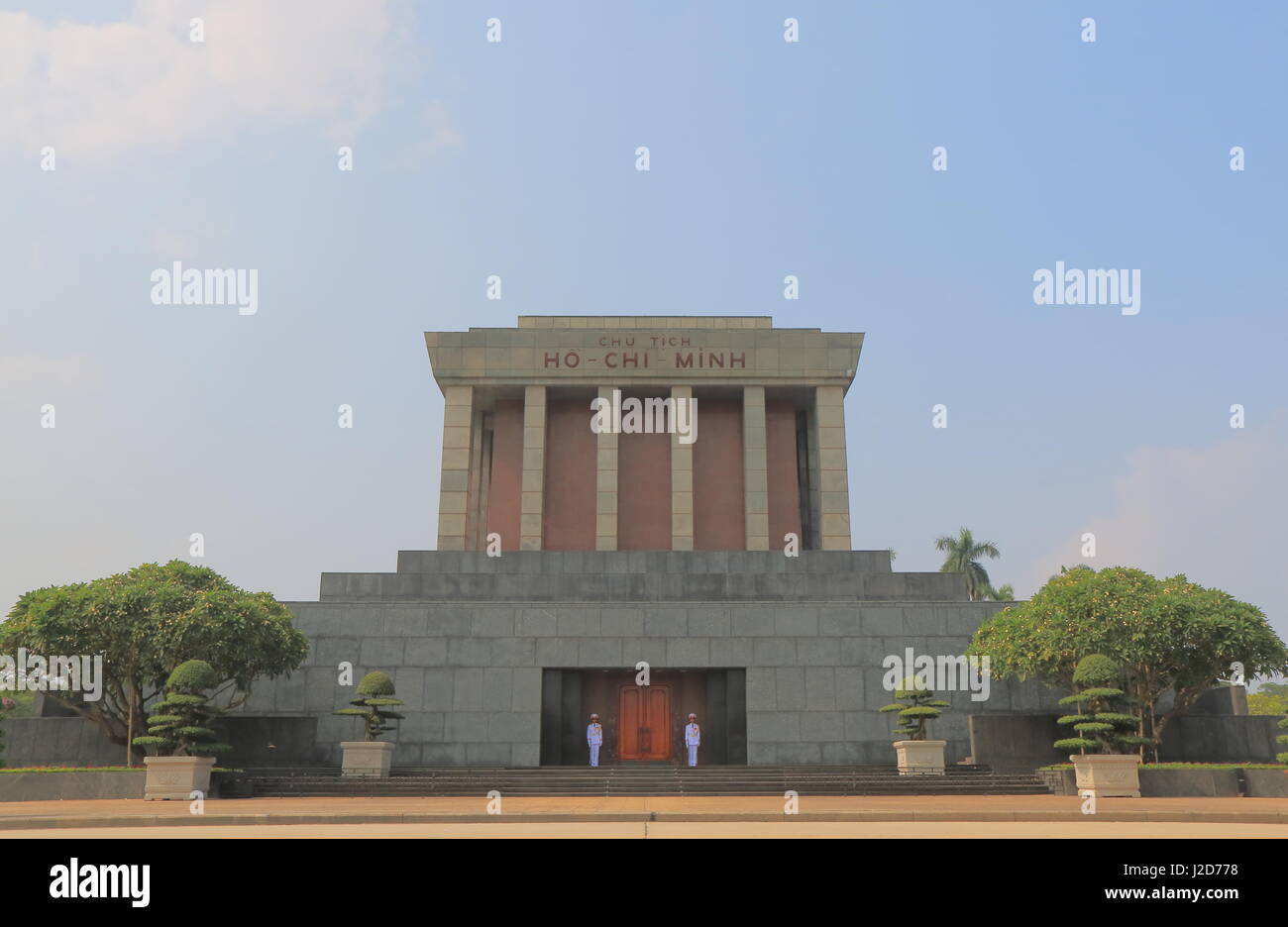 Mausolée de Ho Chi Minh à Hanoi Vietnam Banque D'Images