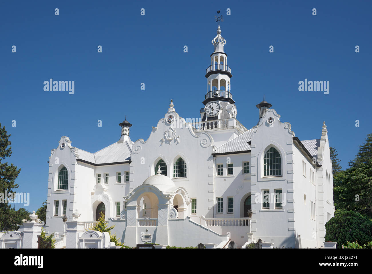 Église réformée néerlandaise d'Overberg Swellendam Western Cape Afrique du Sud Banque D'Images