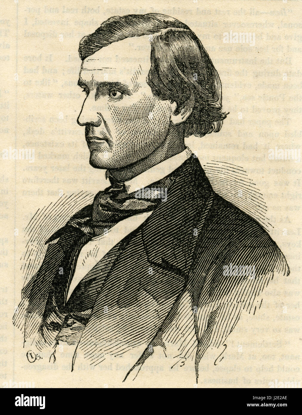 Gravure ancienne 1854, 'Mr. Horner, le plus grand agriculteur en Californie." John Meirs Horner (1821-1907) a été un personnage clé dans l'histoire de San Francisco et le sud du comté d'Alameda, en Californie, en particulier ce qui est aujourd'hui Fremont, Californie et l'Union européenne Ville. SOURCE : gravure originale. Banque D'Images