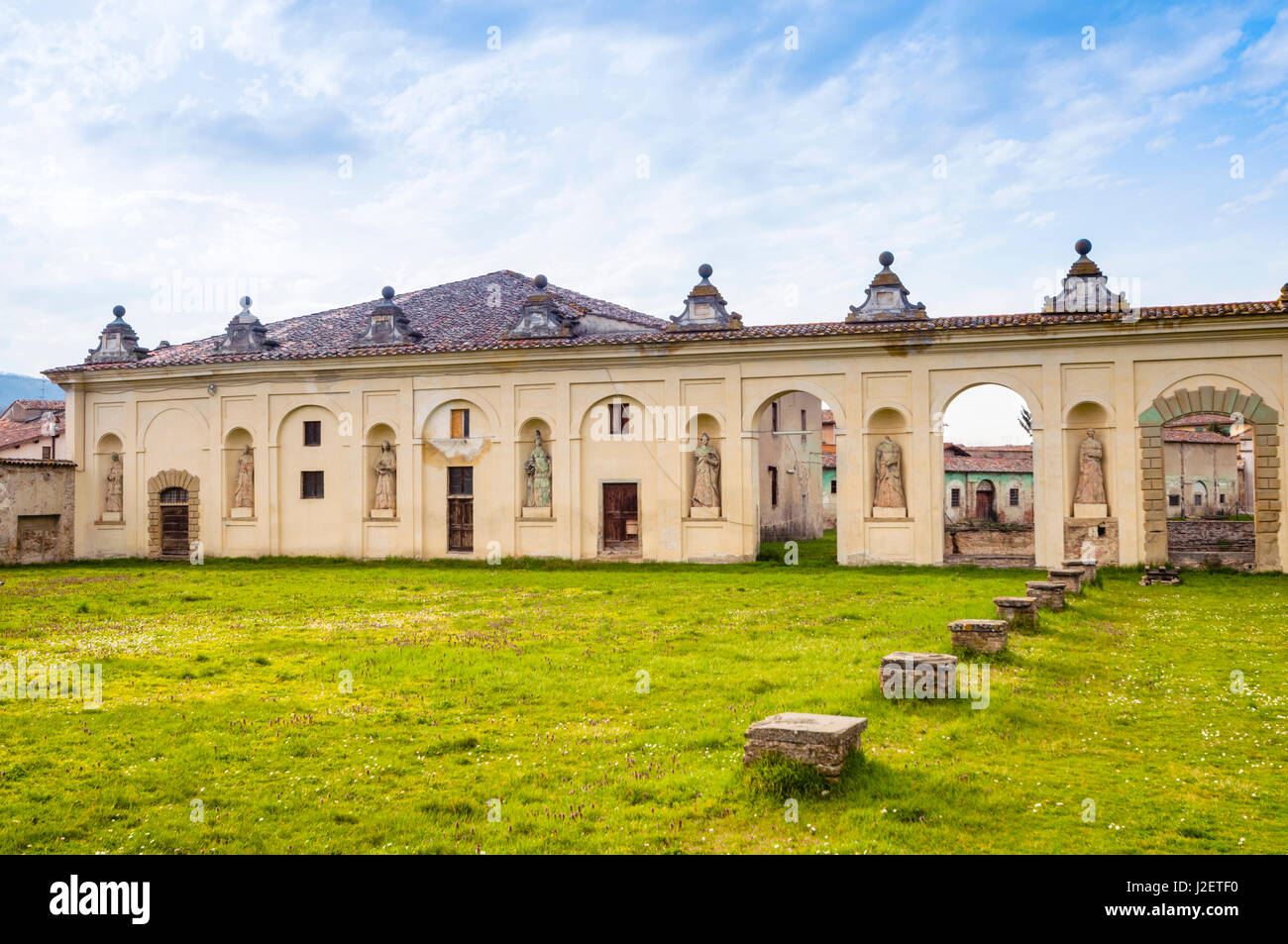 Giardino Vitelli, Sant'Egidio, Citta di Castello, province de Pérouse, Ombrie, Italie Banque D'Images