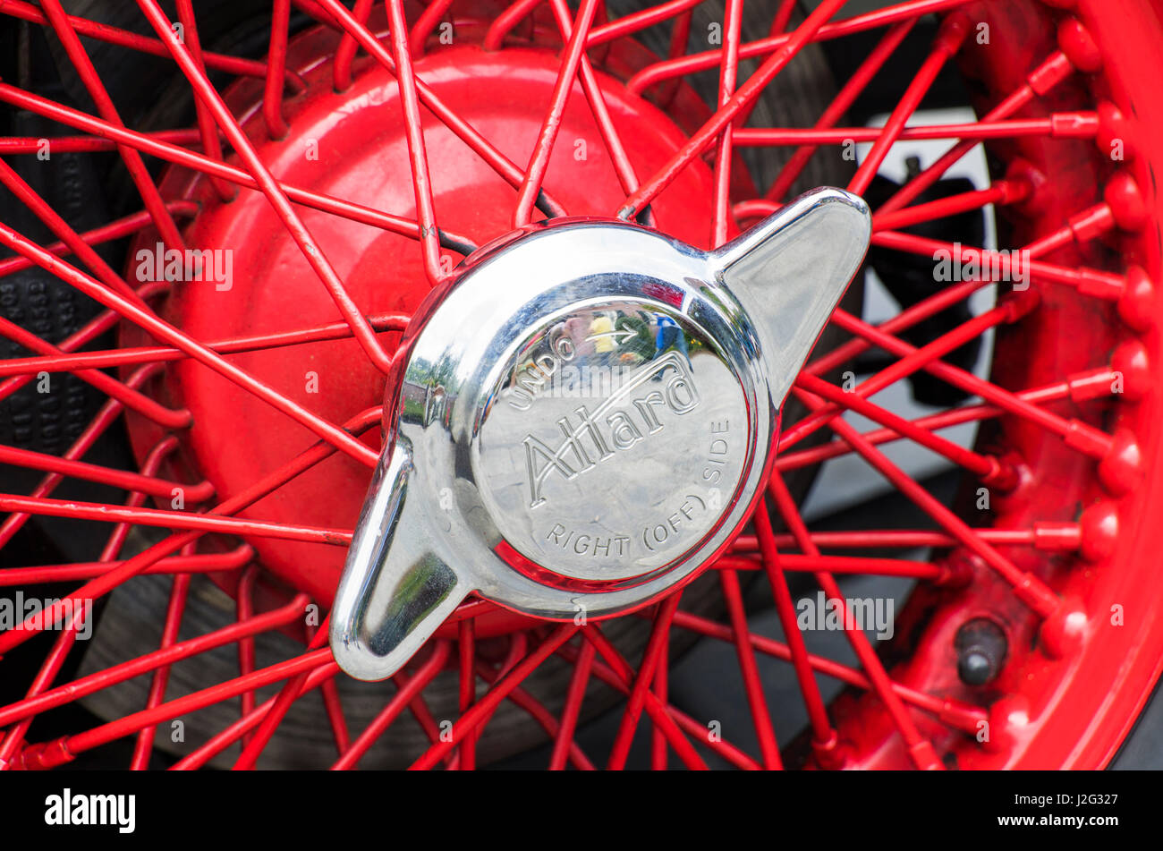 USA, Massachusetts, Beverly Farms, voitures anciennes, 1950 Allard Knock-off enjo Banque D'Images