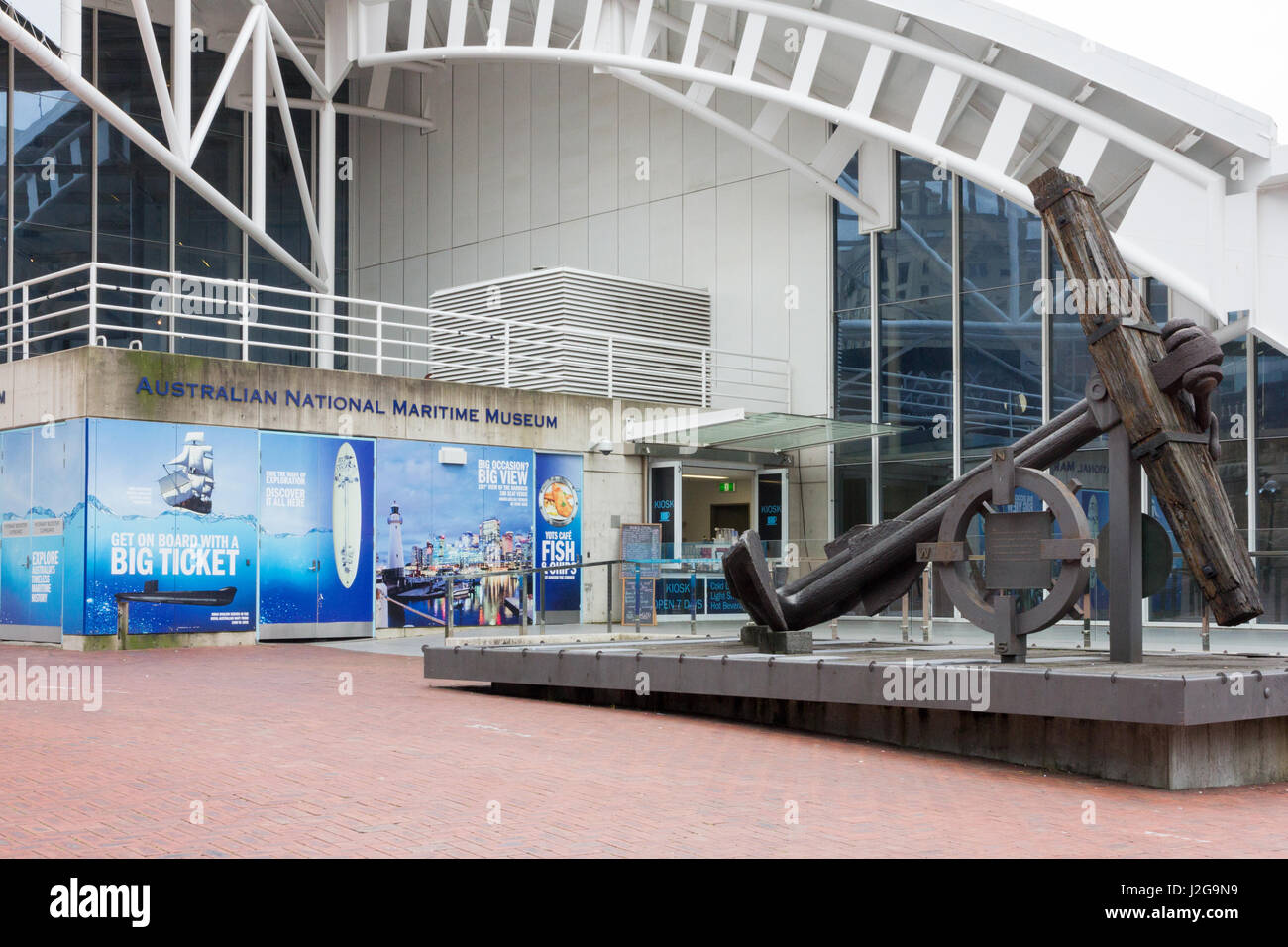 L'Australian National Maritime Museum, Darling Harbour, Sydney Banque D'Images