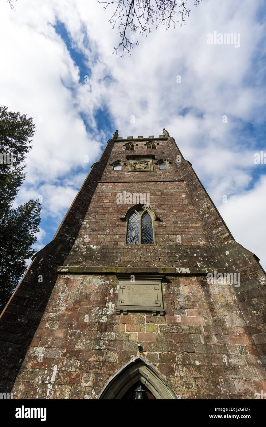 Eglise paroissiale St Briavels, St Mary the Virgin, Gloucestershire. Banque D'Images