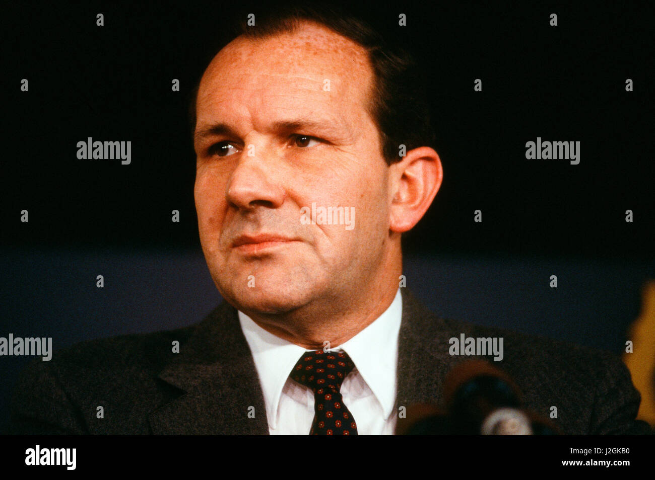 Michael Armacost, Conseiller à la sécurité nationale en décembre 1987 Banque D'Images