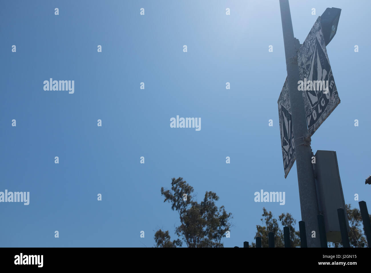 Skatepark à Costa Mesa, Californie Banque D'Images