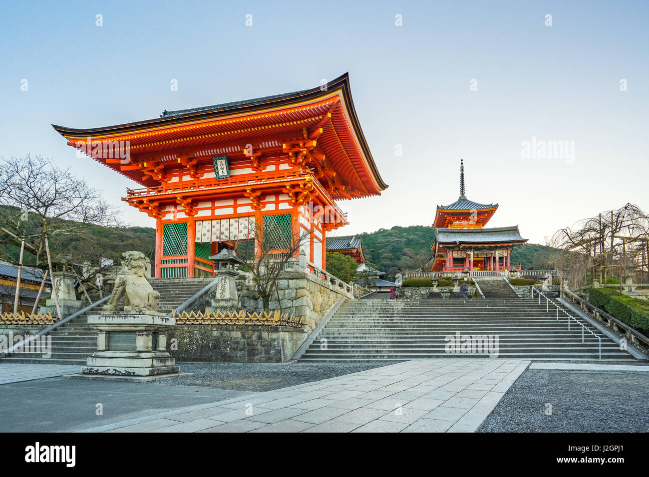 Kyoto, Japon - 31 décembre 2015 : Temple Kiyomizu Dera Temple de Kyoto au Japon Banque D'Images