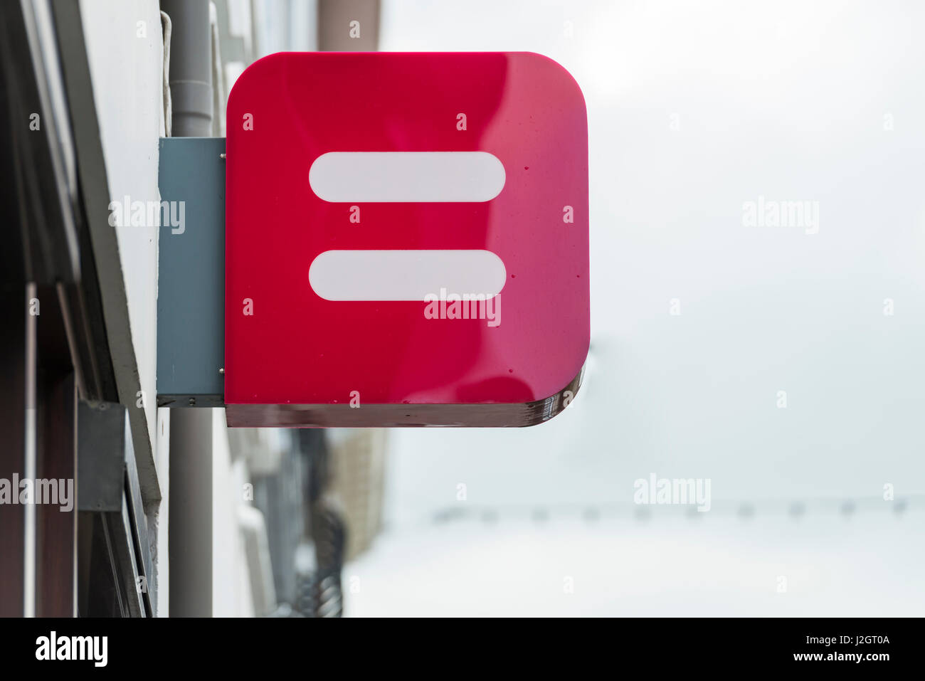 Logo Belfius banque et assurance Banque D'Images