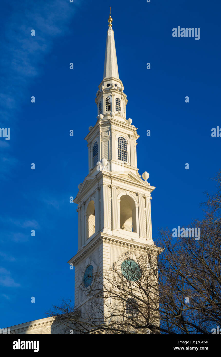 USA, Rhode Island, Providence, première église baptiste Banque D'Images