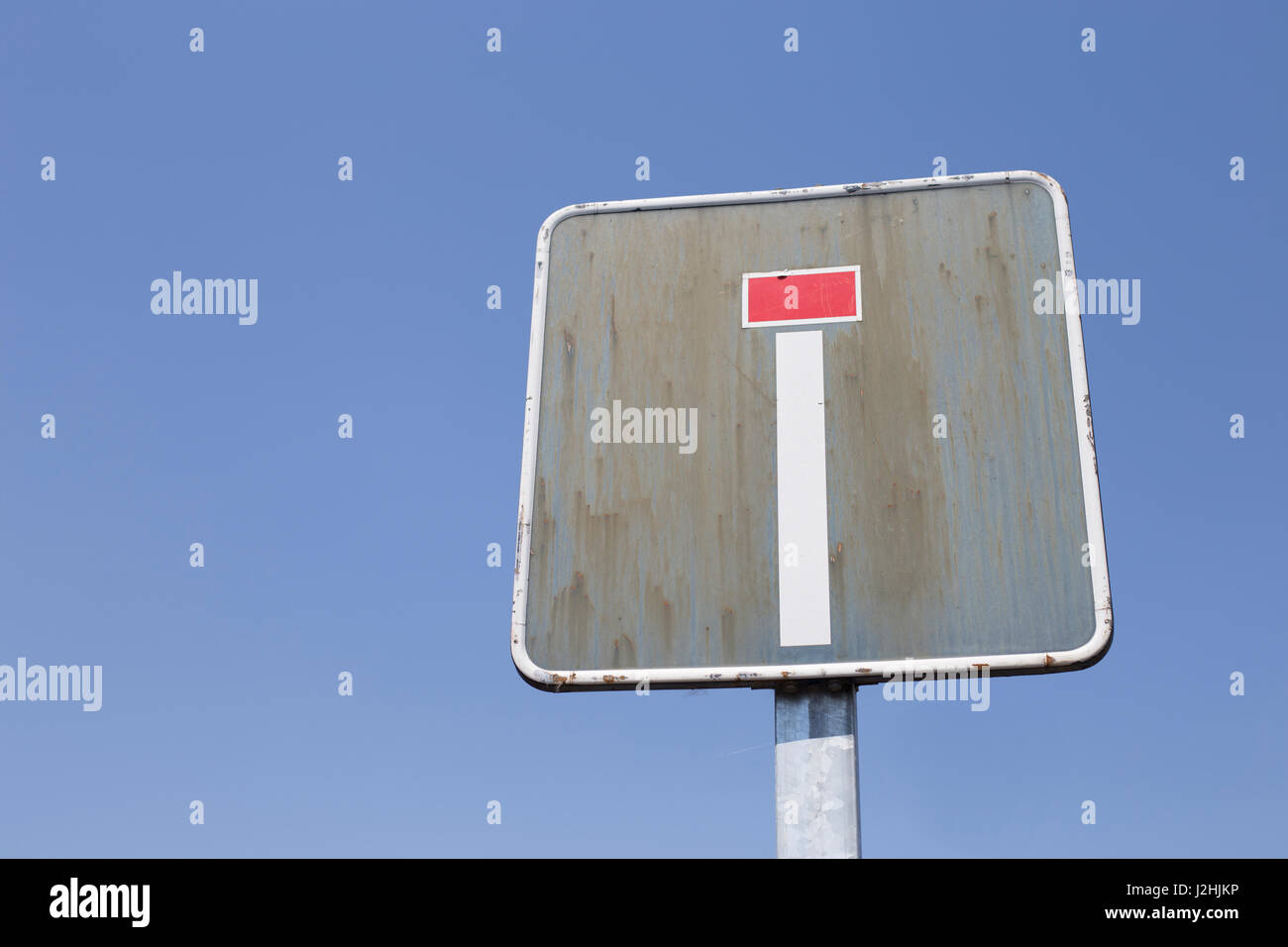 Dead End road sign Banque D'Images