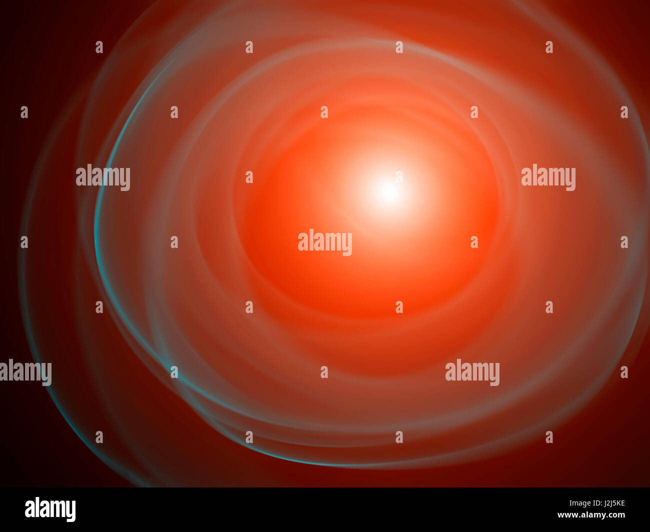 Formes abstraites rouge vif, de l'illustration. Banque D'Images