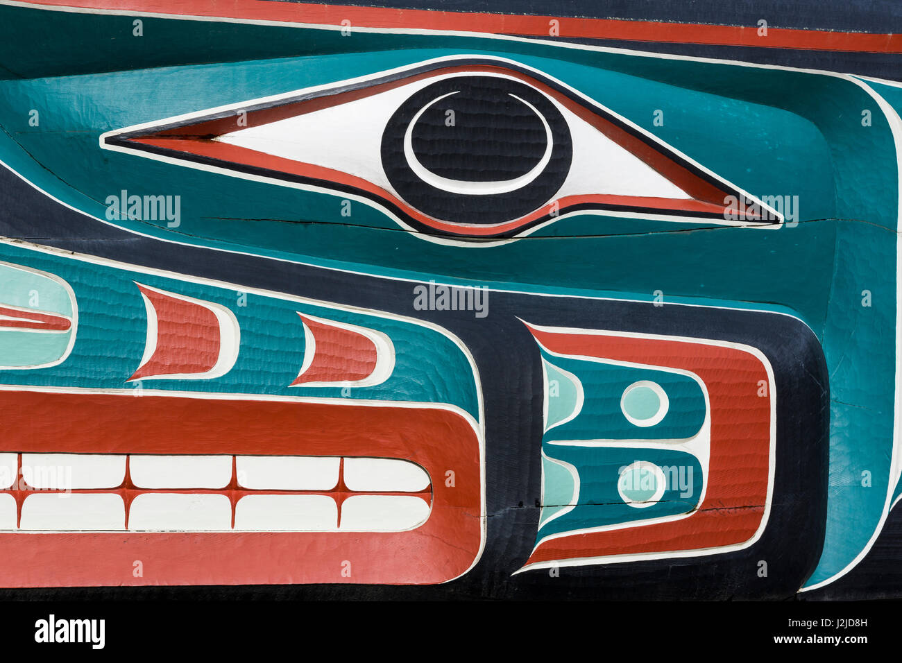USA, l'État de Washington, de Jamestown. Art Totem (PR) comme crédit : Don Paulson / Jaynes Gallery / DanitaDelimont.com Banque D'Images USA, l'État de Washington, de Jamestown. Art Totem (PR) comme crédit : Don Paulson / Jaynes Gallery / DanitaDelimont.com Banque D'Images