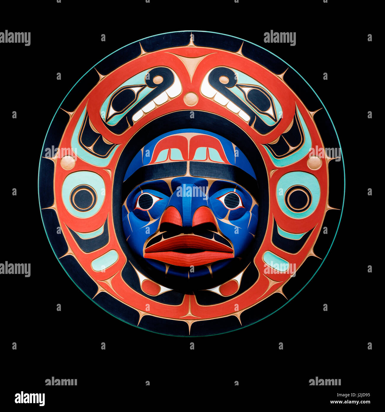 USA, l'État de Washington, de Jamestown. Art Totem (PR) comme crédit : Don Paulson / Jaynes Gallery / DanitaDelimont.com Banque D'Images USA, l'État de Washington, de Jamestown. Art Totem (PR) comme crédit : Don Paulson / Jaynes Gallery / DanitaDelimont.com Banque D'Images