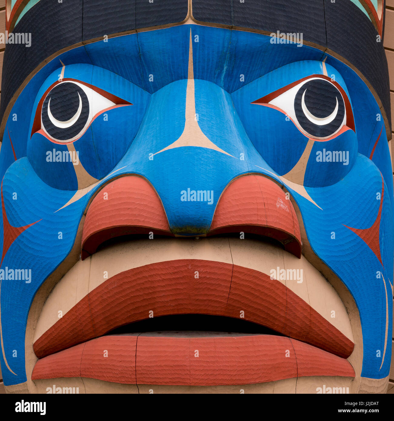 USA, l'État de Washington, de Jamestown. Art Totem (PR) comme crédit : Don Paulson / Jaynes Gallery / DanitaDelimont.com Banque D'Images USA, l'État de Washington, de Jamestown. Art Totem (PR) comme crédit : Don Paulson / Jaynes Gallery / DanitaDelimont.com Banque D'Images