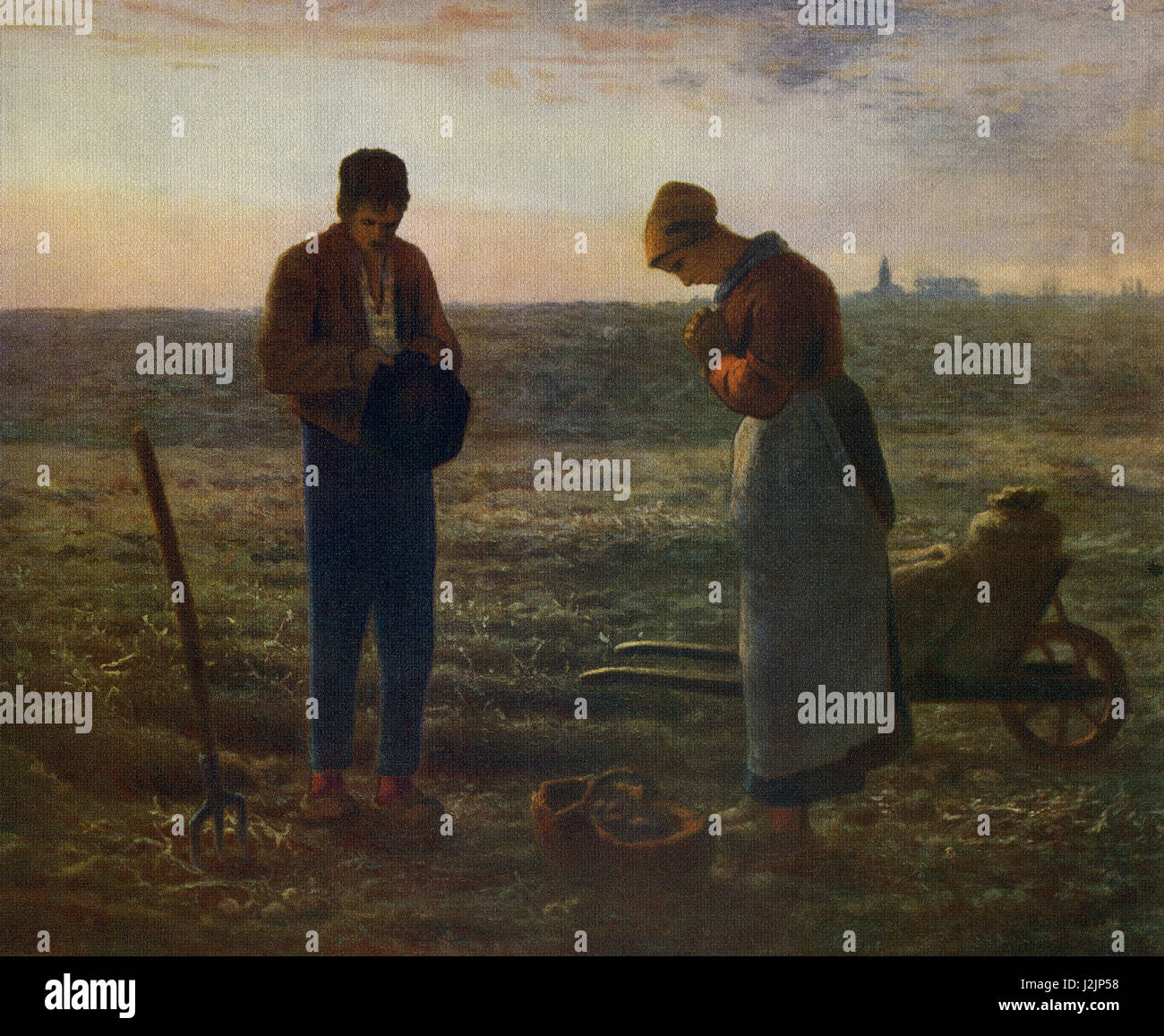 Cette peinture, intitulée "l'Angelus", a été réalisée par l'artiste