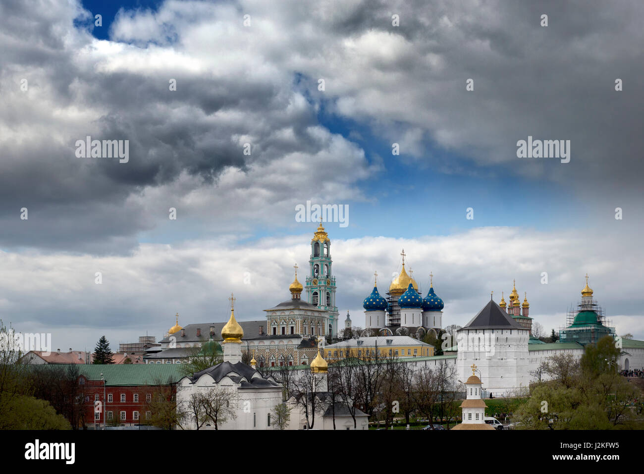 Avis de Laure de la Sainte Trinité de Saint Serge, Serguiev Posad, Russie Banque D'Images