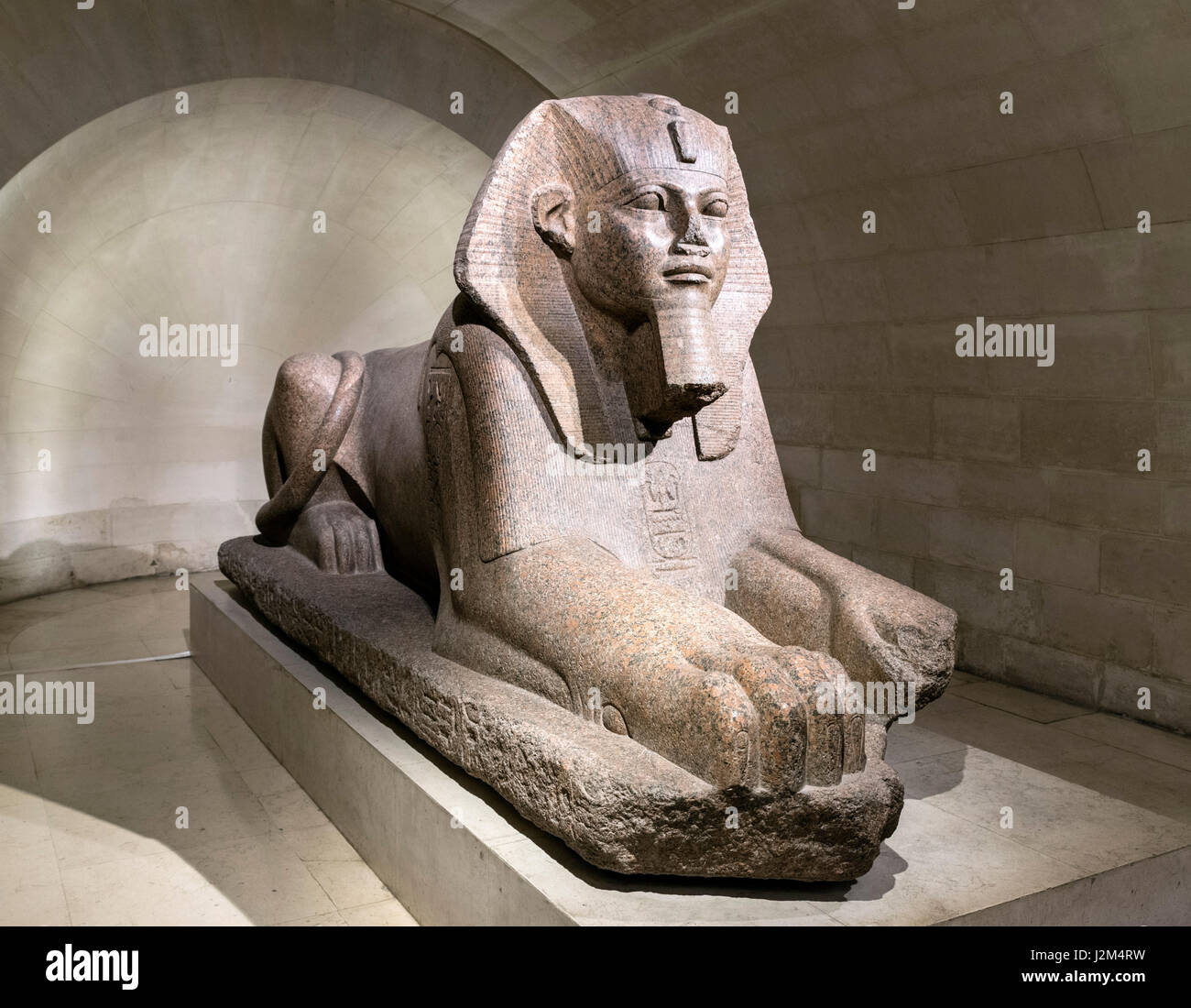 Le grand sphinx de Tanis. Ce sphinx a été trouvée dans le Temple d'Amon à Tanis et date probablement de autour de 2600 avant J.-C.. Banque D'Images