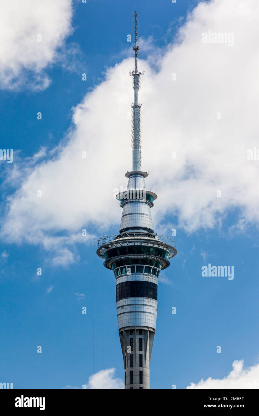 Nouvelle Zélande, île du nord, Auckland, Sky Tower Banque D'Images
